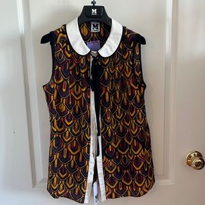 Missoni silk bow-tie blouse